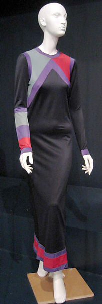 Dress, Giorgio di Sant&#39;Angelo (American, born Italy, 1933–1989), synthetic fiber, Spandex, Lycra, American 