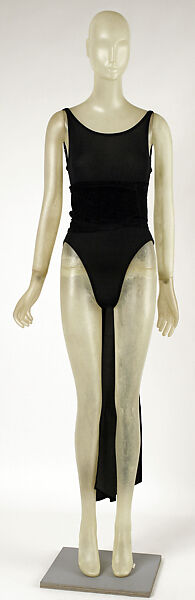 Ensemble, Giorgio di Sant'Angelo (American, born Italy, 1933–1989), leather, synthetic fiber, Lycra, American
