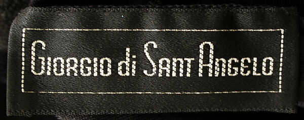 Ensemble, Giorgio di Sant'Angelo (American, born Italy, 1933–1989), leather, synthetic fiber, Lycra, American