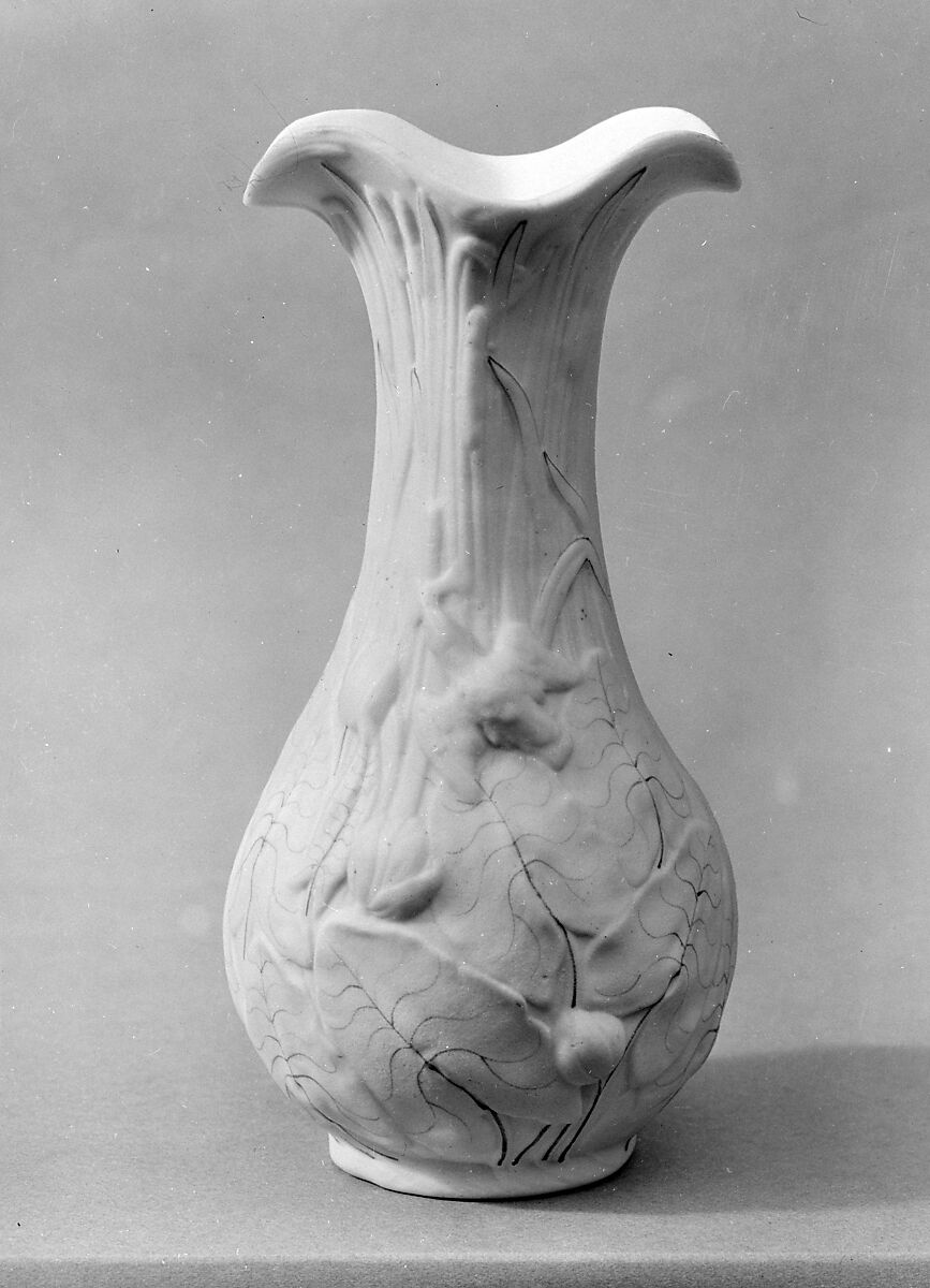 Vase, Parian porcelain, American 