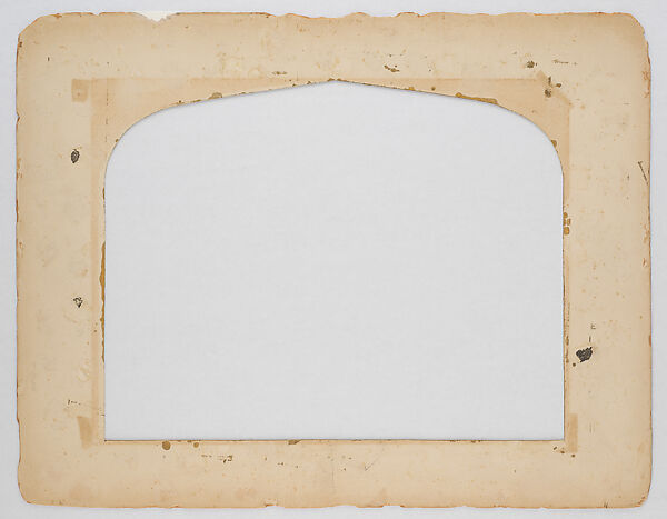 Design for a private chapel, Long Island, New York, Louis C. Tiffany (American, New York 1848–1933 New York), Transparent and opaque watercolor, metallic gold pigment, and ink on board with orginal gold mat