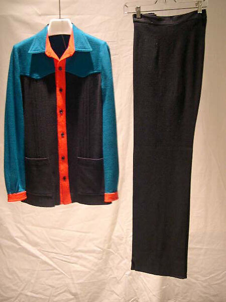 Ensemble, Giorgio di Sant'Angelo (American, born Italy, 1933–1989), wool, cotton, American