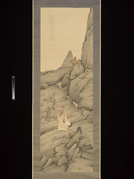 The Four Favorite Flowers (Shiai zu), Irie Shikai (Japanese, 1862–1940), Set of four hanging scrolls: ink and color on silk, Japan