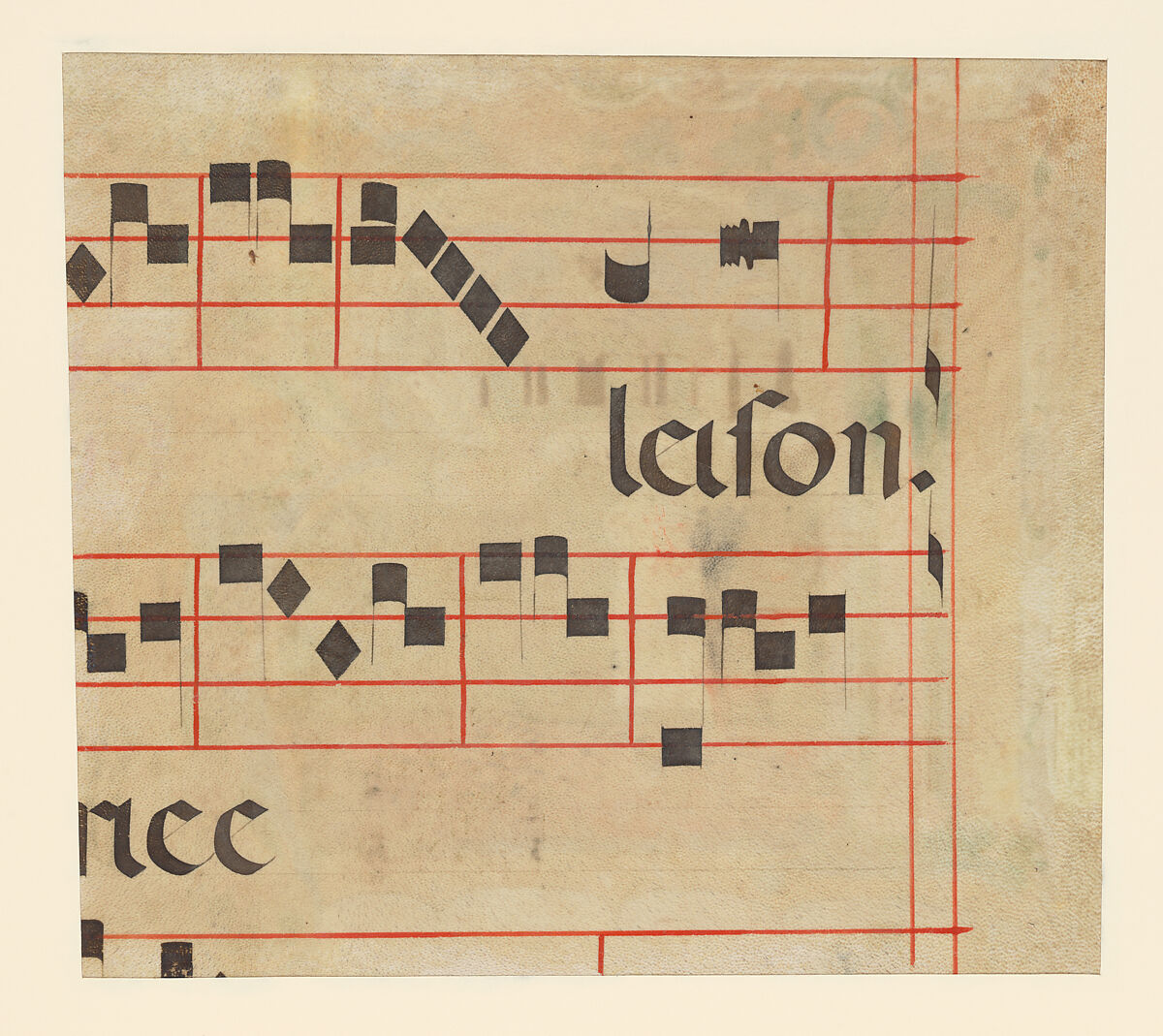 Monks Singing in an Initial "K" from a Choir Book, Bartolomeo Gossi da Gallarate (or Circle of), Tempera, ink, and gold on parchment, Italian
