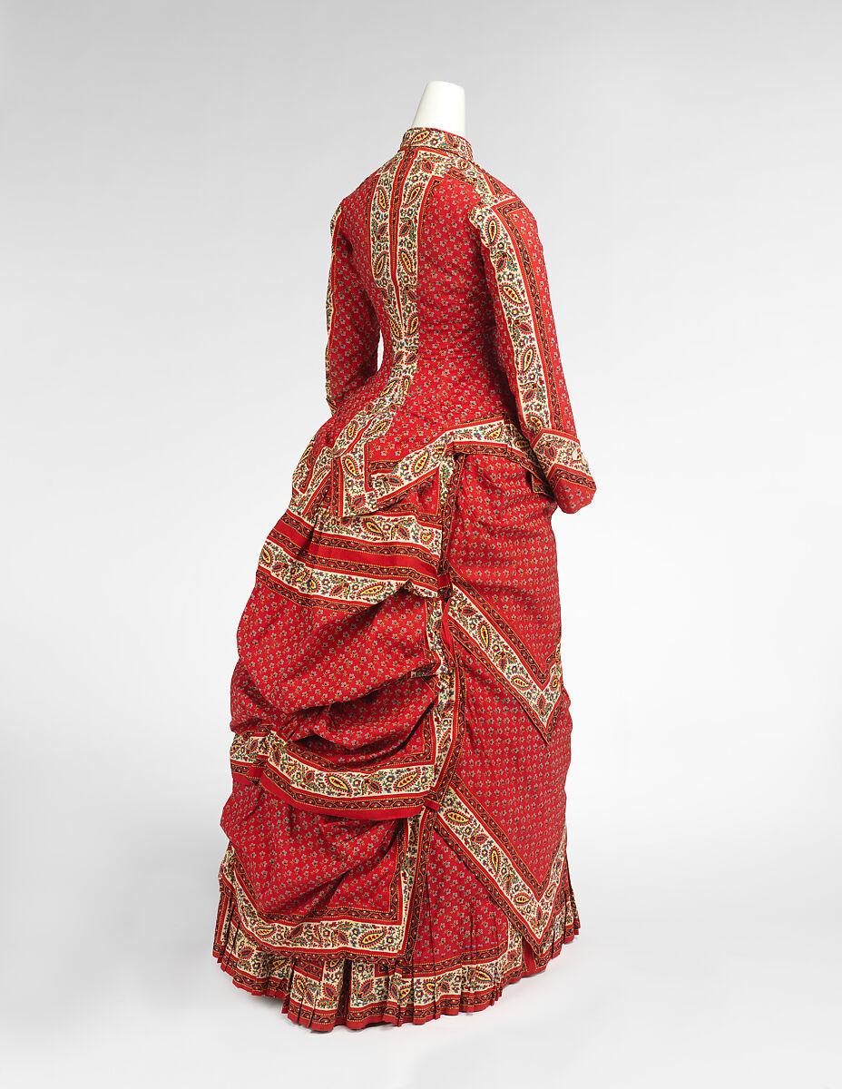 Dress, cotton, American