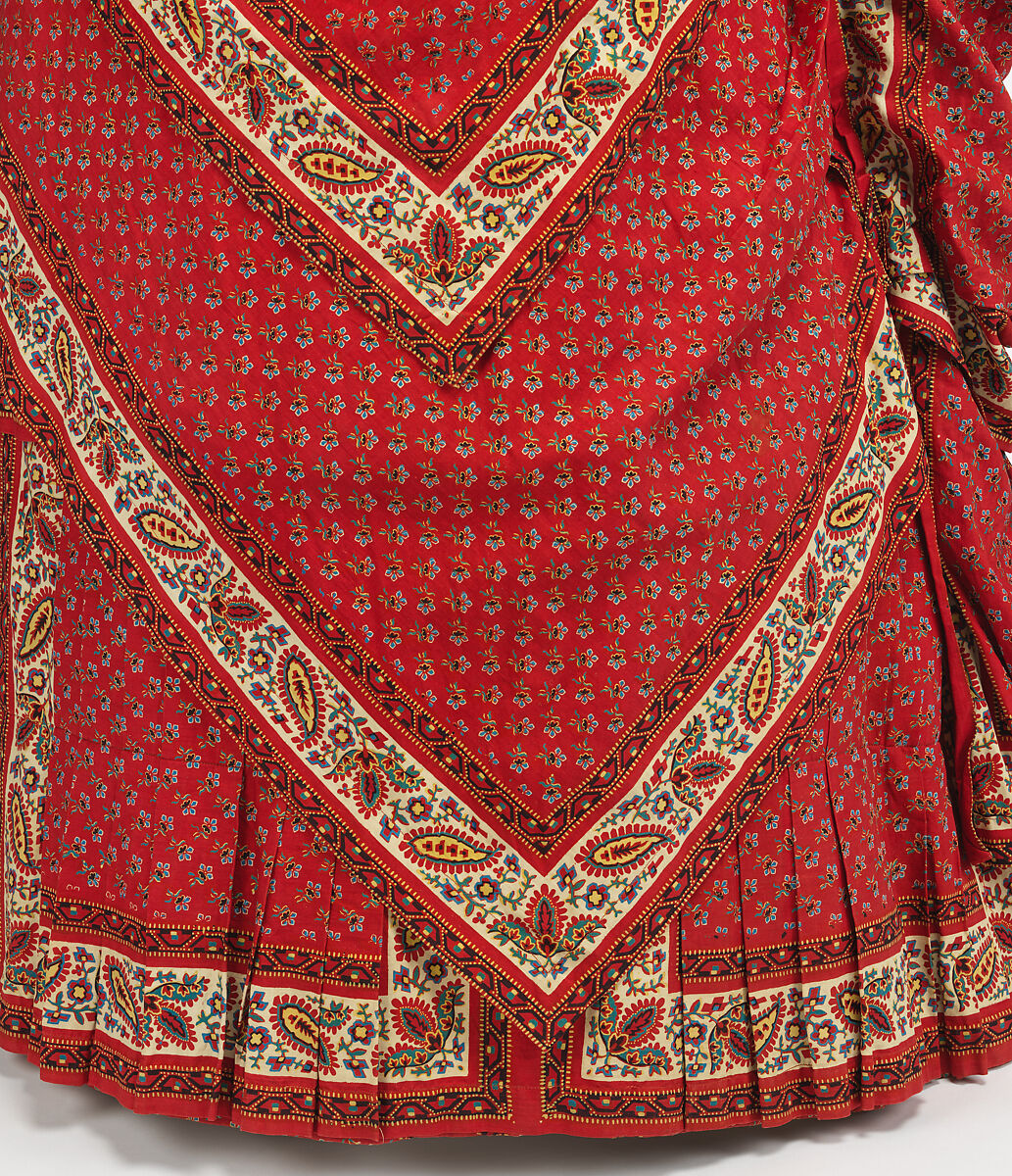 Dress, cotton, American