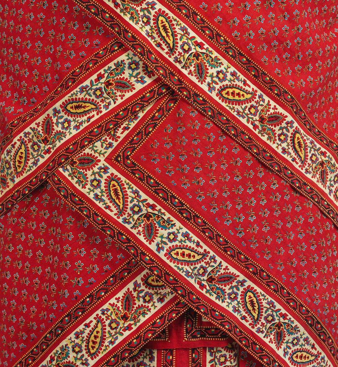 Dress, cotton, American