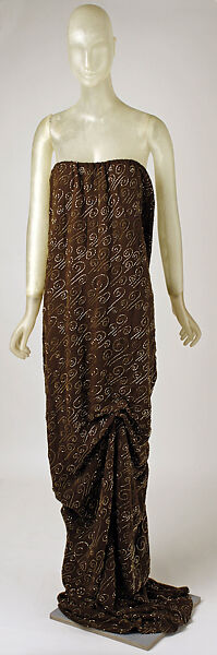 Dress, Giorgio di Sant&#39;Angelo (American, born Italy, 1933–1989), wool, American 