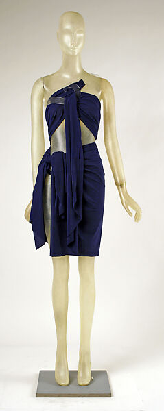 Ensemble, Giorgio di Sant&#39;Angelo (American, born Italy, 1933–1989), (a, b, d) polyester, nylon; (c, e) plastic (acrylic), American 