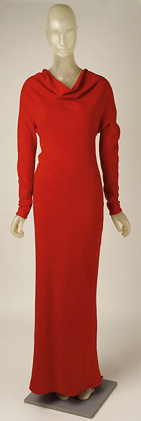 Dress, Giorgio di Sant&#39;Angelo (American, born Italy, 1933–1989), wool, American 