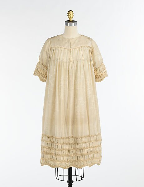 Dress, Jeanne Lanvin (French, 1867–1946), cotton, silk, French