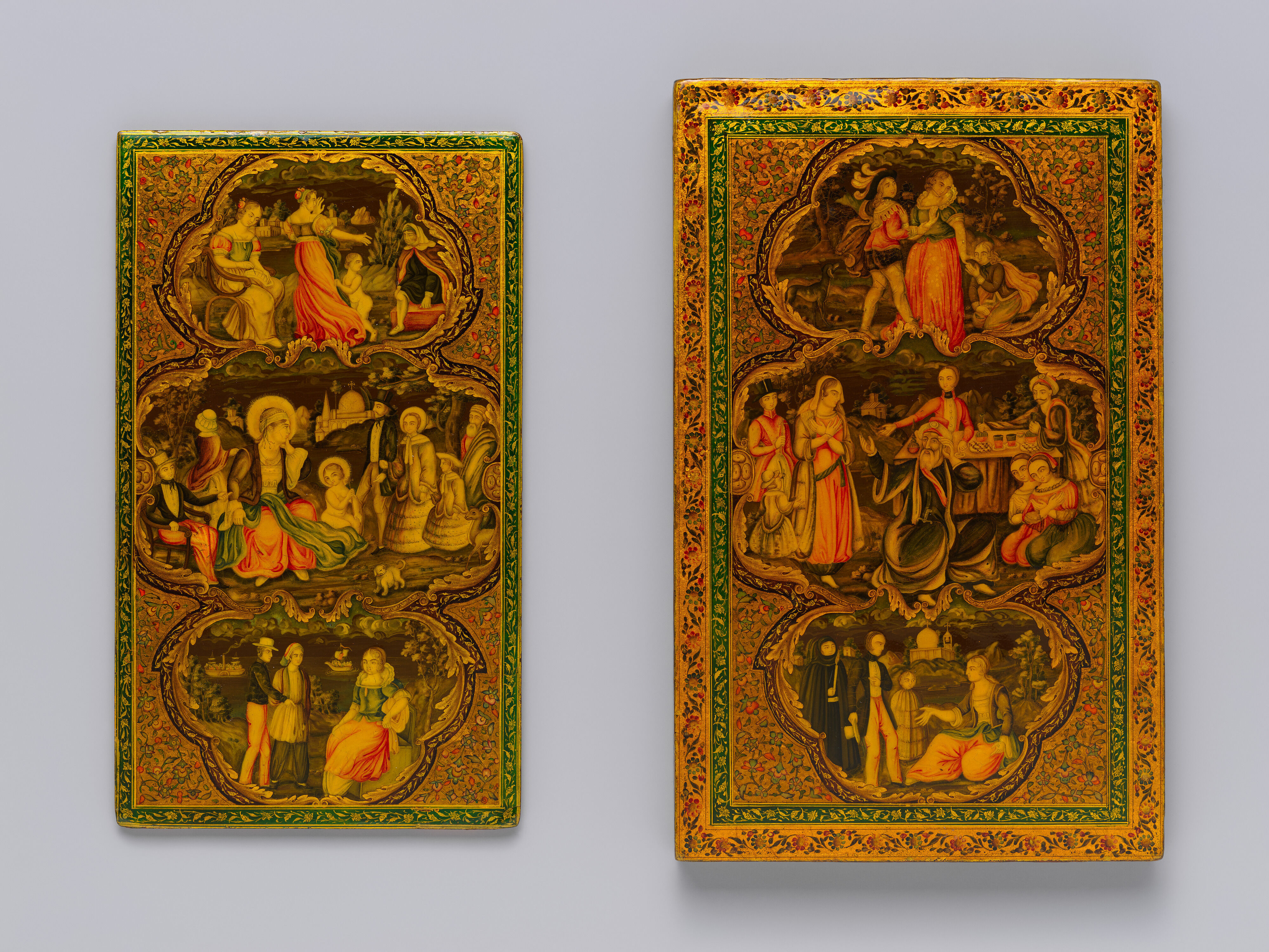 Muhammad Isma'il Isfahani - Mirror Case Depicting Crucifixion