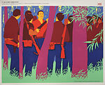 Moncada 17 – Los ultimos combatientes, René Mederos  Cuban, Screenprint