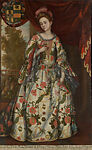 Portrait of María Thomasa de Gálvez y Varón, Unidentified Guatemalan artist, 18th century, Oil on canvas