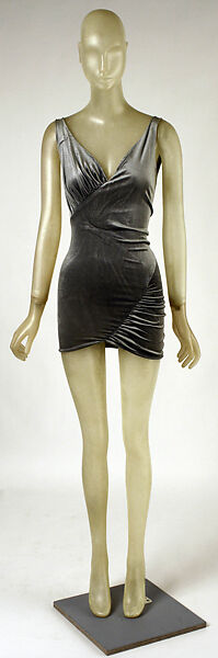 Dress, Giorgio di Sant&#39;Angelo (American, born Italy, 1933–1989), synthetic fiber, American 