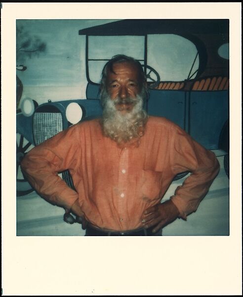 [Walker Evans with Hands on Hips], Bobbi Carrey (American, born 1946), Chromogenic print 