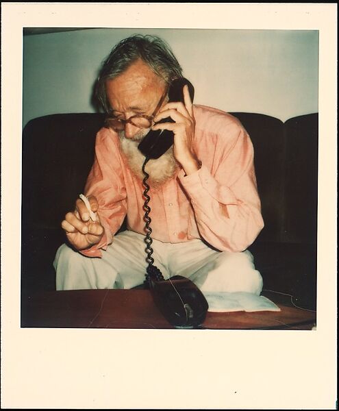 [Walker Evans on the Phone], Bobbi Carrey (American, born 1946), Chromogenic print 