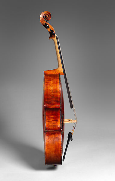1/8th-sized cello, Auguste Sébastien Philippe Bernardel (French), Wood (spruce, maple, ebony), wire, gut, French