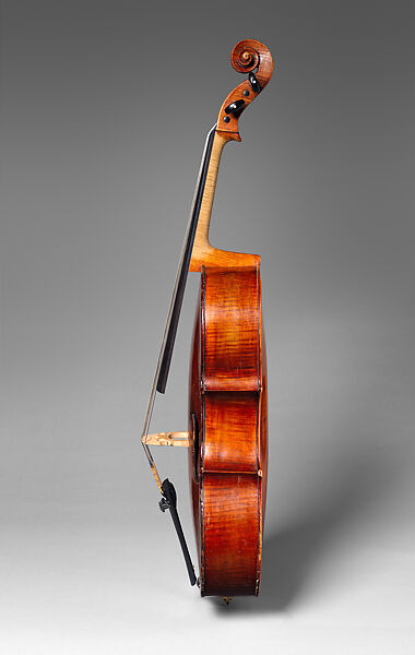 1/8th-sized cello, Auguste Sébastien Philippe Bernardel (French), Wood (spruce, maple, ebony), wire, gut, French