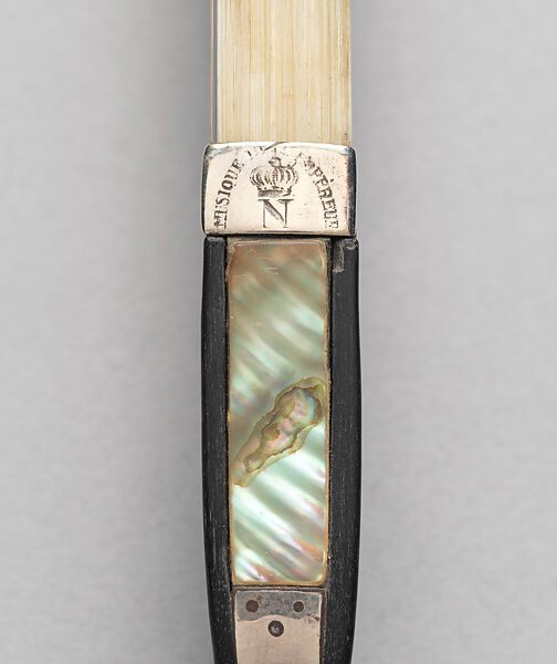 Cello Bow, Dodd Family (United Kingdom), Wood, horsehair, mother of pearl, silver, bone, English