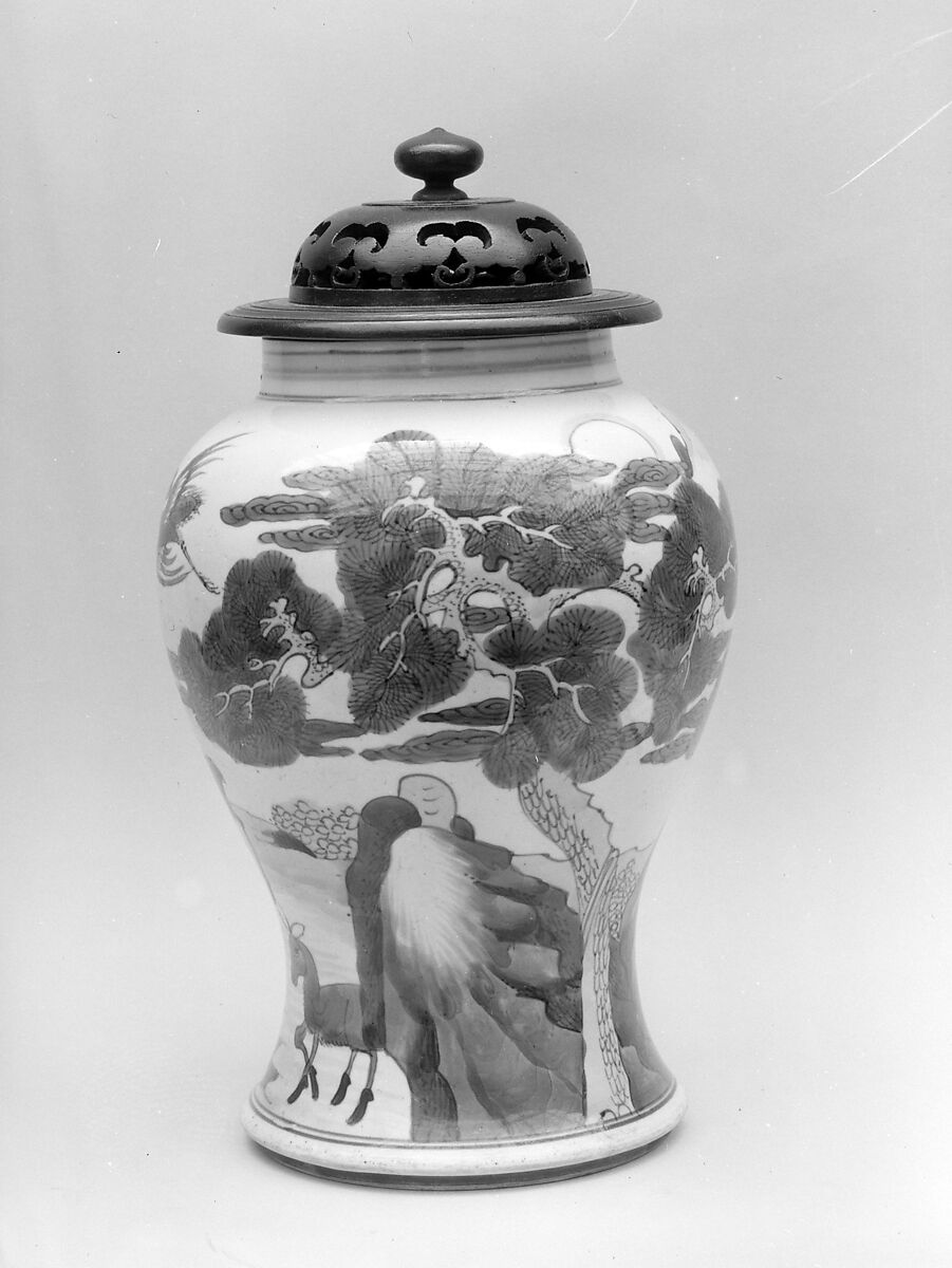 Vase, Porcelain, teak, Chinese 