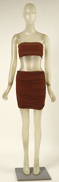 Ensemble, Giorgio di Sant'Angelo (American, born Italy, 1933–1989), synthetic fiber, Lycra, American