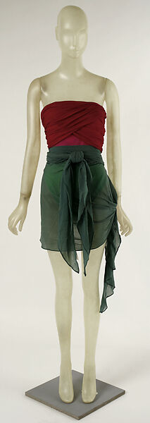 Ensemble, Giorgio di Sant&#39;Angelo (American, born Italy, 1933–1989), synthetic fiber, Lycra, American 