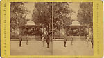 [53 Stereographic Views of Music Stand, Central Park, New York], Various, American, Albumen silver prints