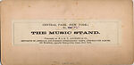 [53 Stereographic Views of Music Stand, Central Park, New York], Various, American, Albumen silver prints