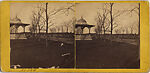 [53 Stereographic Views of Music Stand, Central Park, New York], Various, American, Albumen silver prints