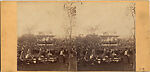 [53 Stereographic Views of Music Stand, Central Park, New York], Various, American, Albumen silver prints