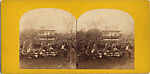 [53 Stereographic Views of Music Stand, Central Park, New York], Various, American, Albumen silver prints