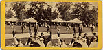 [53 Stereographic Views of Music Stand, Central Park, New York], Various, American, Albumen silver prints