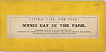 [53 Stereographic Views of Music Stand, Central Park, New York], Various, American, Albumen silver prints