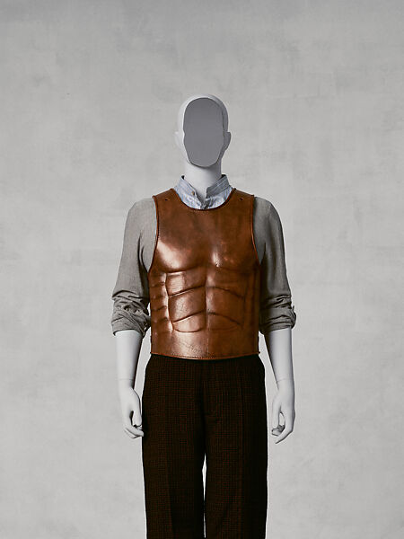 Ensemble, Alexander McQueen  British, buffalo skin, wool, cotton, British