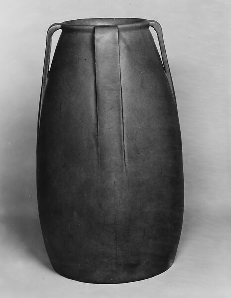 Vase, Designed by William Day Gates (1852–1935), Earthenware, American