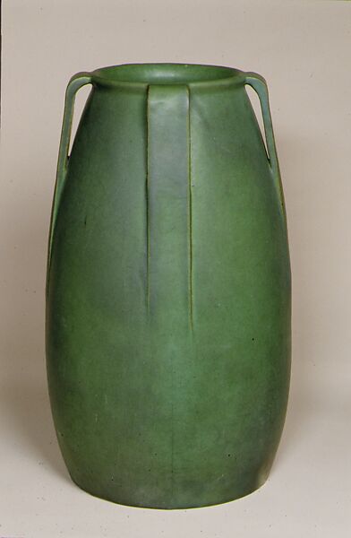 Vase, Designed by William Day Gates (1852–1935), Earthenware, American