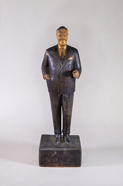 Franklin D. Roosevelt, Leslie Garland Bolling  American, Stained pine