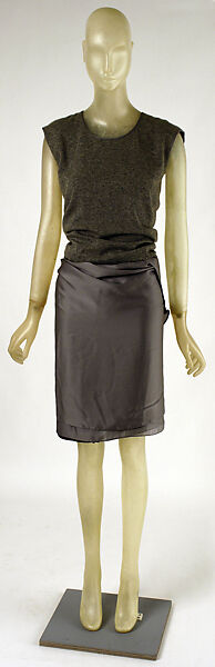 Ensemble, Giorgio di Sant'Angelo (American, born Italy, 1933–1989), a) wool, silk; (b) wool; (c) silk, American