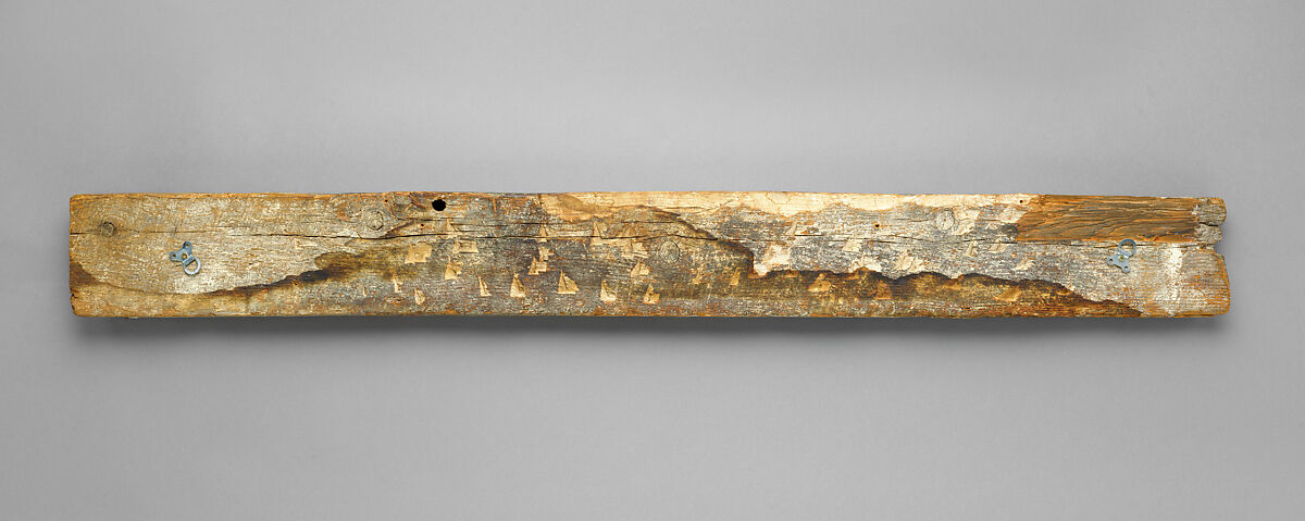 Epigraphic Wooden Panel, Wood