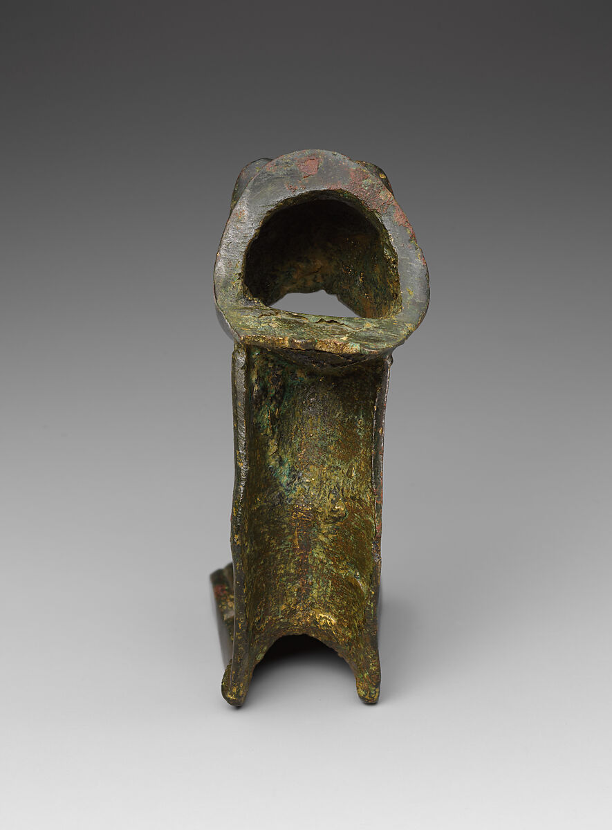 Zoomorphic Copper-Alloy Foot, Copper alloy