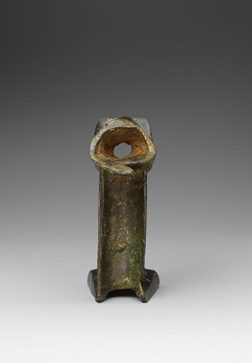 Zoomorphic Copper-Alloy Foot, Copper alloy