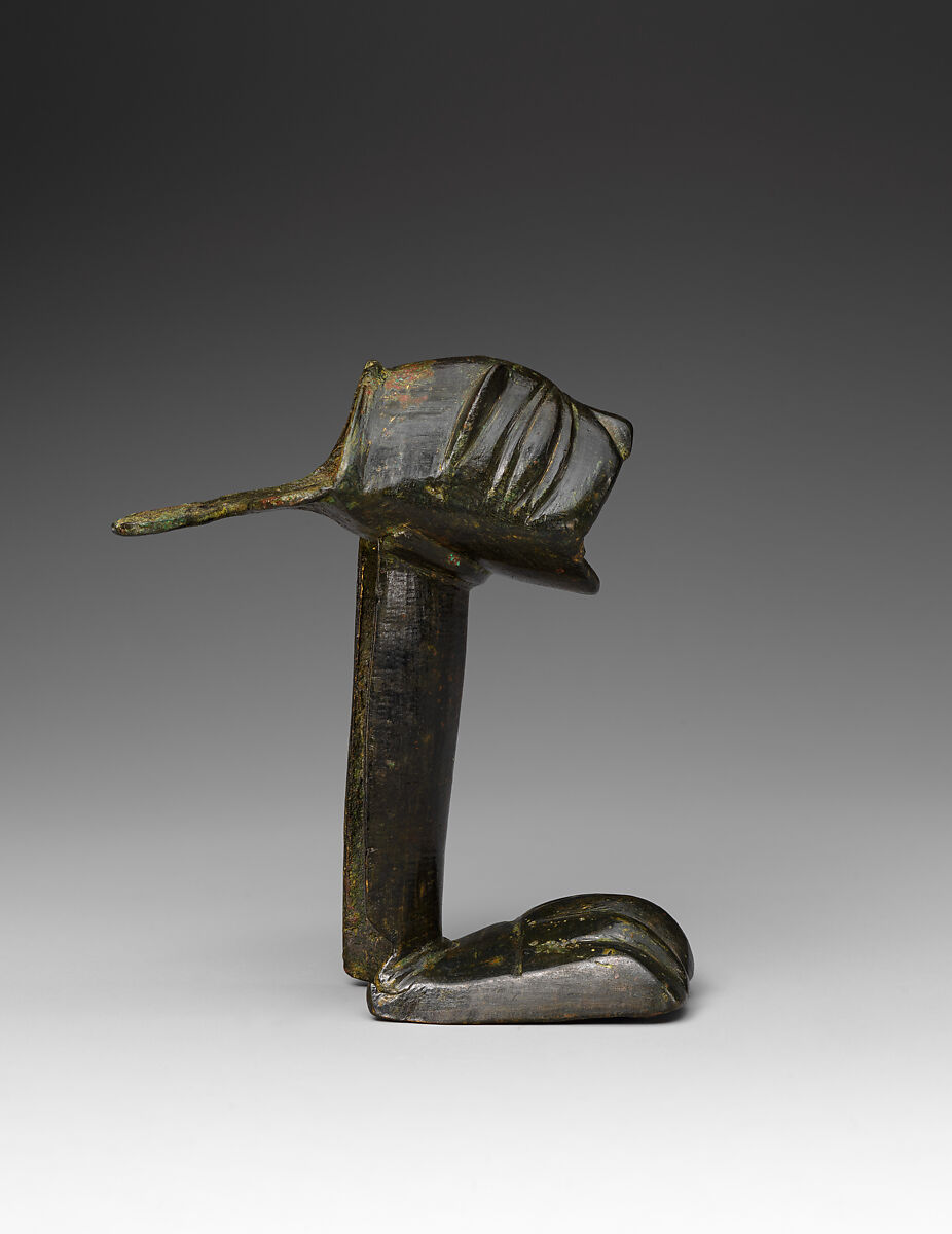 Zoomorphic Copper-Alloy Foot, Copper alloy