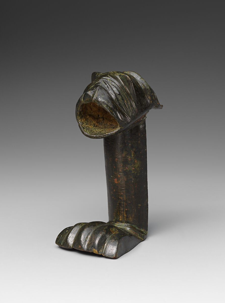 Zoomorphic Copper-Alloy Foot, Copper alloy