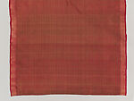 Pha Yok, ceremonial waist cloth with pikun flower pattern, Silk brocade and silk-and-gold-metal thread brocade, Southern Thailand, possibly Nakhon Si Thammarat