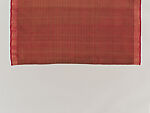 Pha Yok, ceremonial waist cloth with pikun flower pattern, Silk brocade and silk-and-gold-metal thread brocade, Southern Thailand, possibly Nakhon Si Thammarat