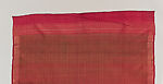 Pha Yok, ceremonial waist cloth with pikun flower pattern, Silk brocade and silk-and-gold-metal thread brocade, Southern Thailand, possibly Nakhon Si Thammarat