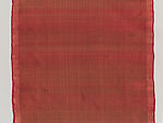 Pha Yok, ceremonial waist cloth with pikun flower pattern, Silk brocade and silk-and-gold-metal thread brocade, Southern Thailand, possibly Nakhon Si Thammarat