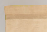 Phaa Sabai, ceremonial shoulder cloth or wrap with four-petalled kan yang flower pattern and triple end-border, Silk and silk-and-gilt metal thread border, Thailand