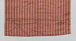 Pha Khem Khab;‘Benares Silk‘, Silk and gilt-metal thread  brocade with Chinese green silk lining, India, Uttar Pradesh, Varanasi
